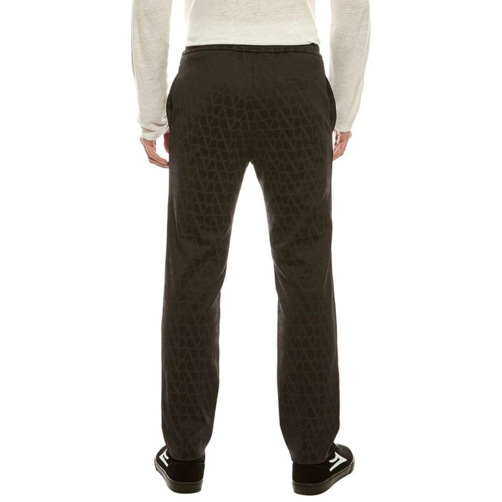 Valentino Mens  Print Pant, Black - Picture 2 of 3